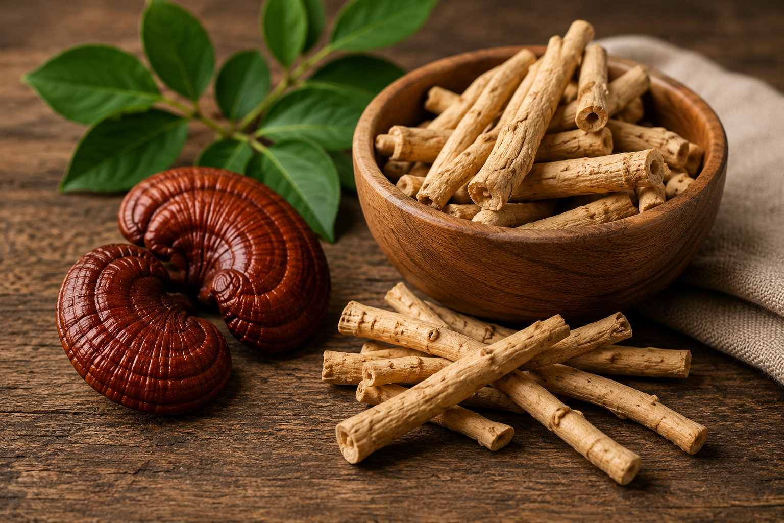Adaptogens and functional mushrooms